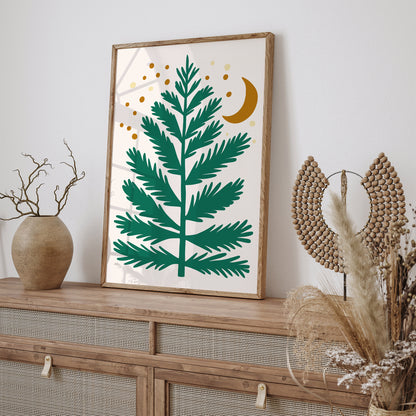 Christmas Time Cute Illustration Print