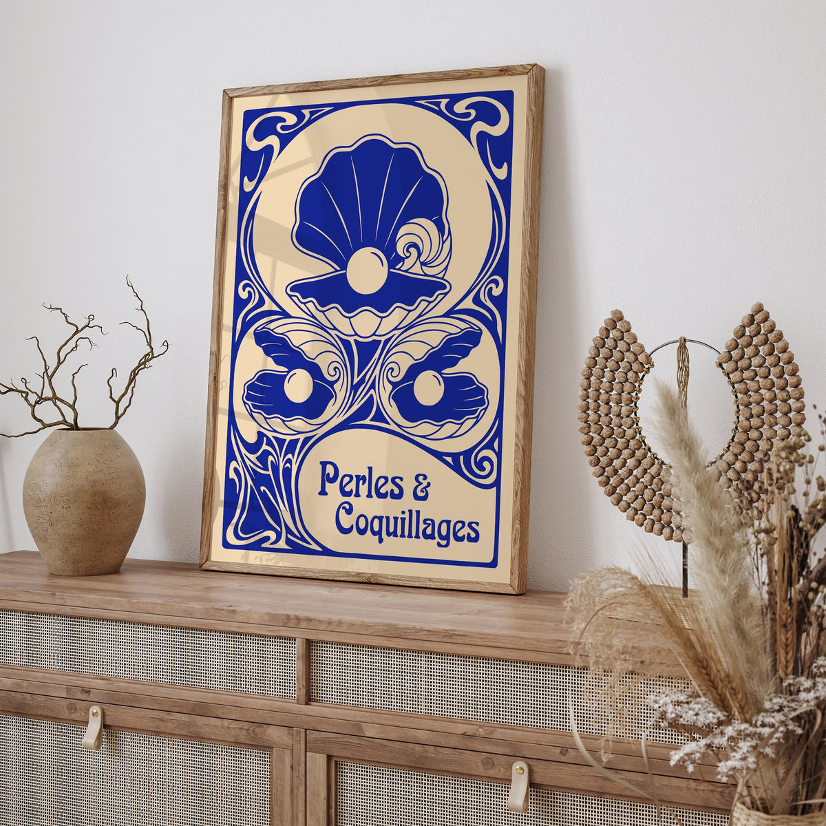 Vintage Seashells Poster