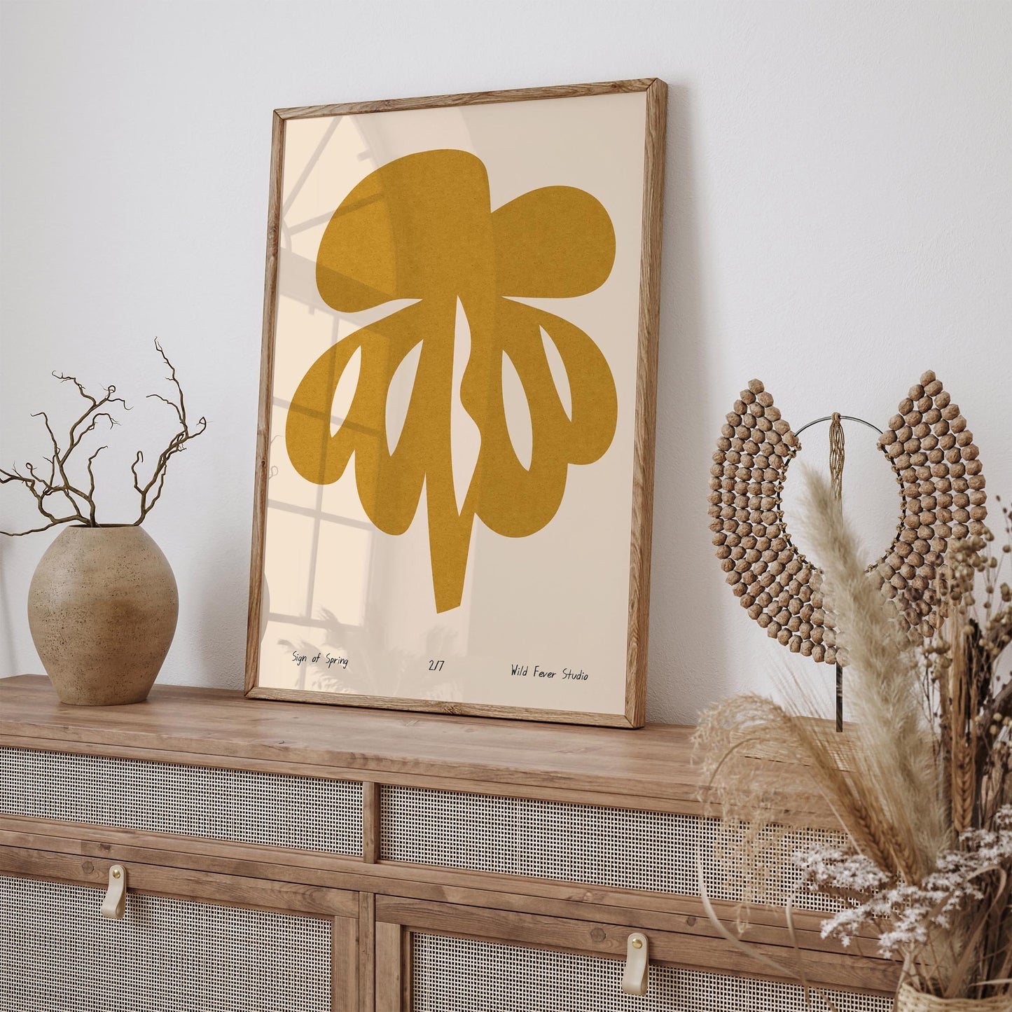 Sign of Spring Abstract Wall Art Poster