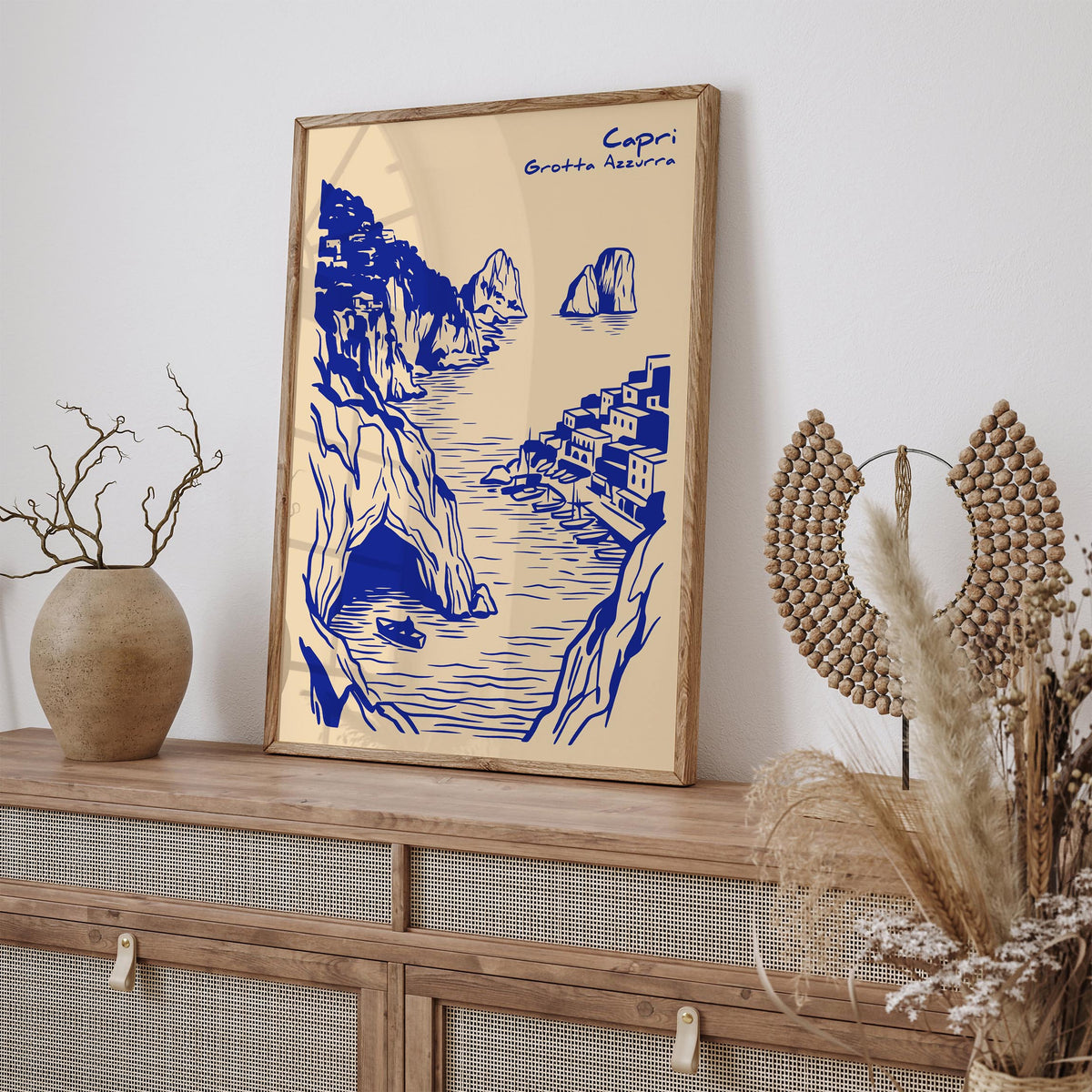 Capri Blue Grotto Travel Poster