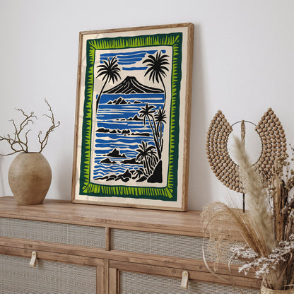 Etna Sicily Landscape Poster