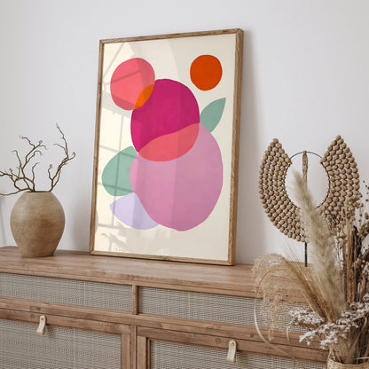 Modern Pinky Abstract Wall Art 2025