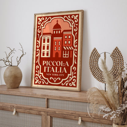 Piccola Italia New York City Poster