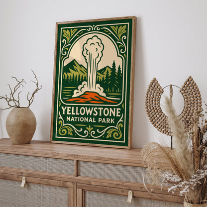 Yellowstone National Park Poster