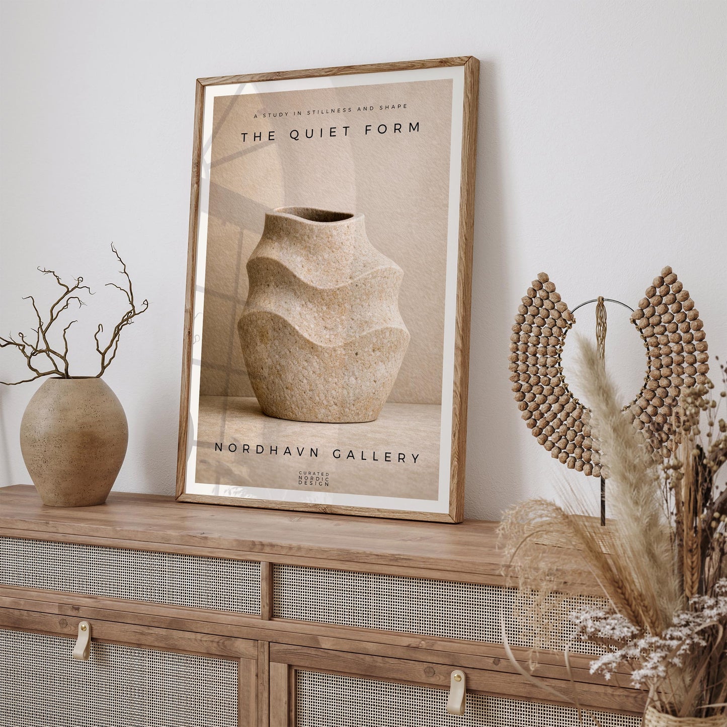 Scandinavian Sculpture Exhibition Poster