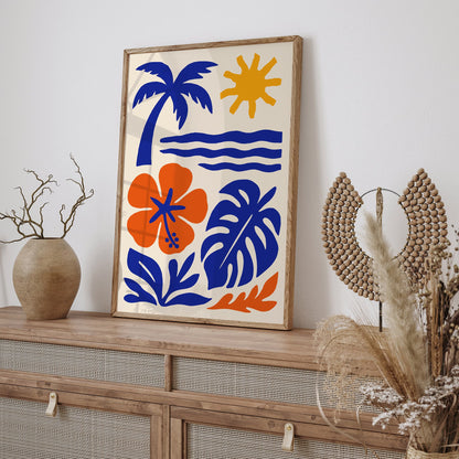 Hawaii Nature Blue Art Print
