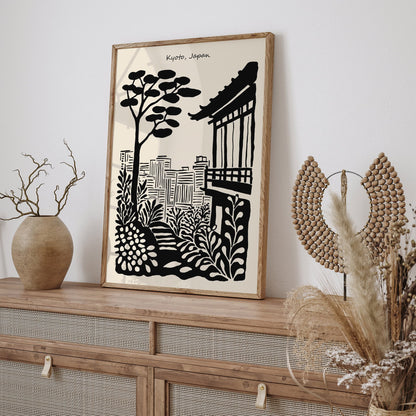 Kyoto Japan Travel Poster