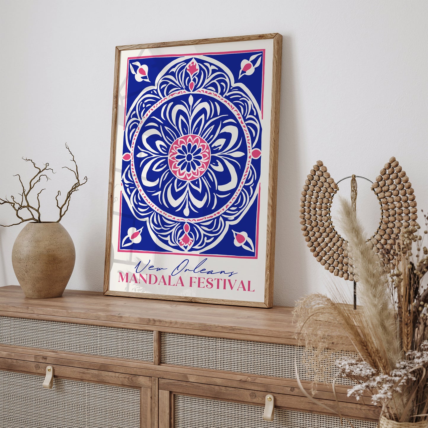 New Orleans Mandala Festival Art Print