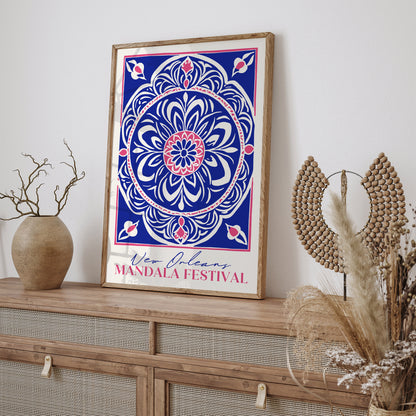 New Orleans Mandala Festival Art Print