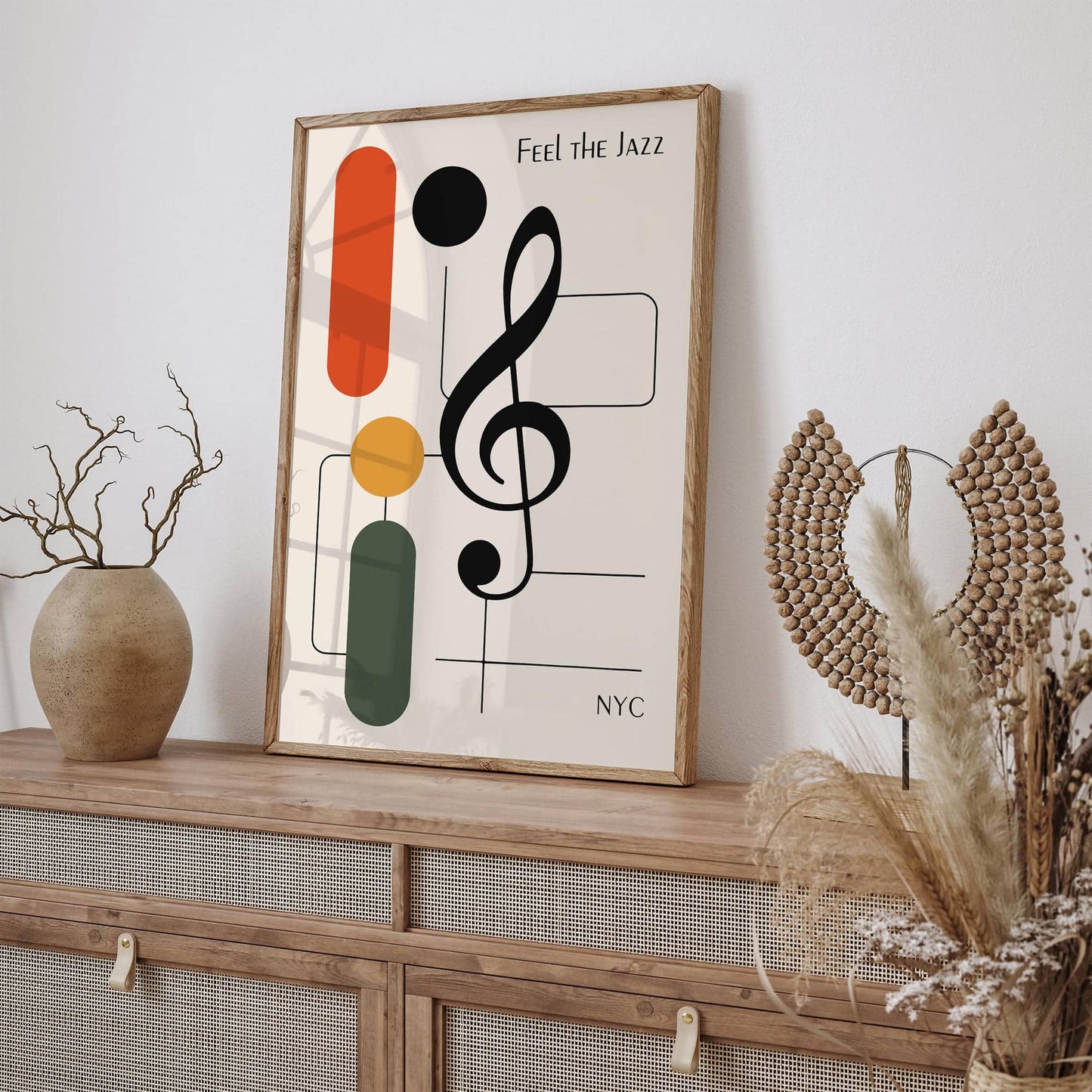 Feel The Jazz NYC Music Club Poster