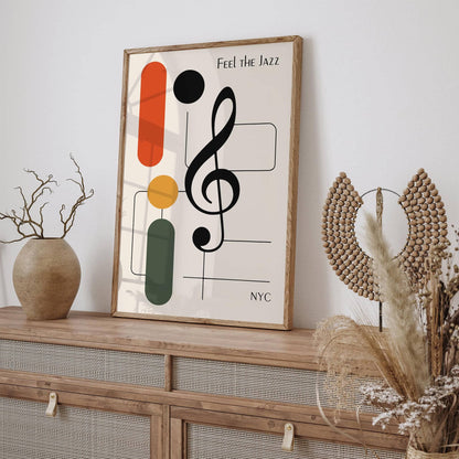 Feel The Jazz NYC Music Club Poster