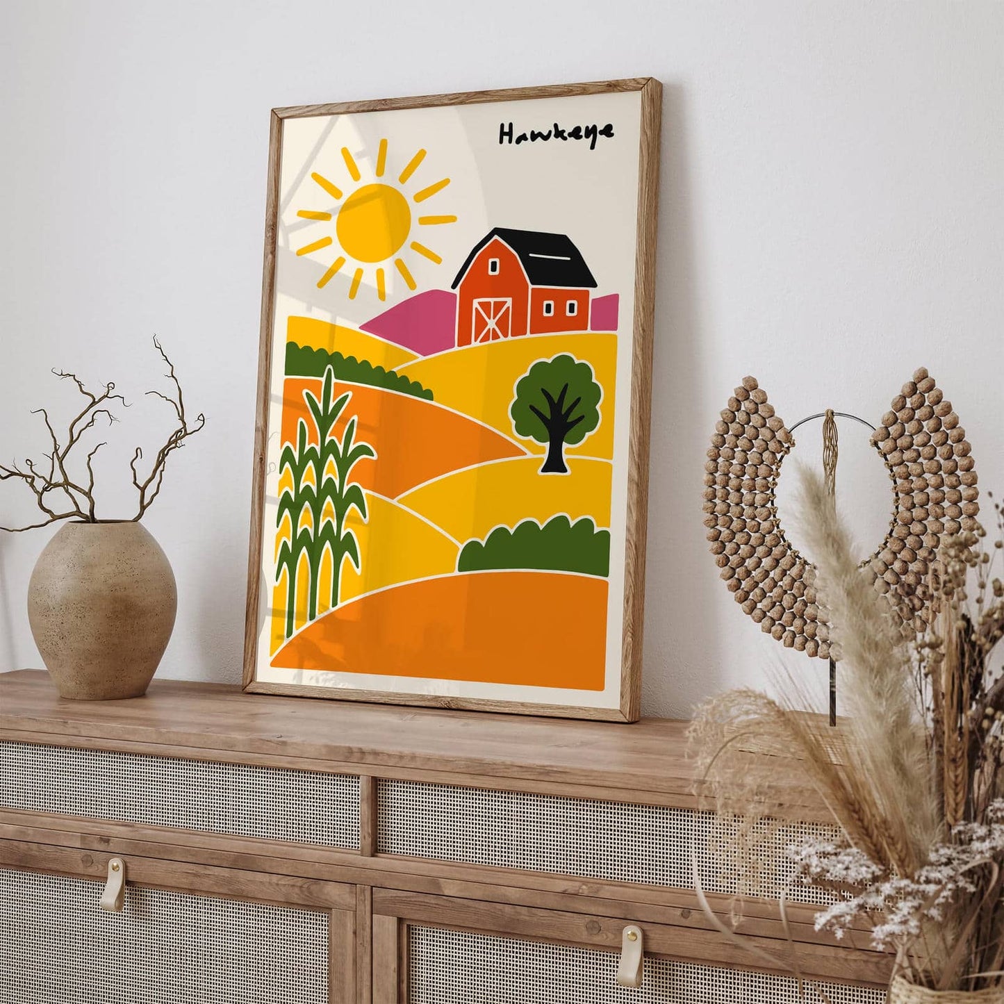 Iowa Hawkeye Travel Poster