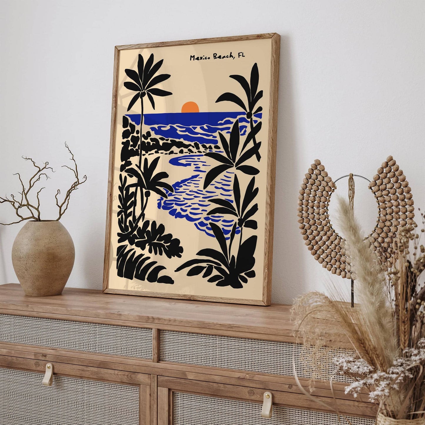 Mexico Beach Florida Honeymoon Gift Idea Print