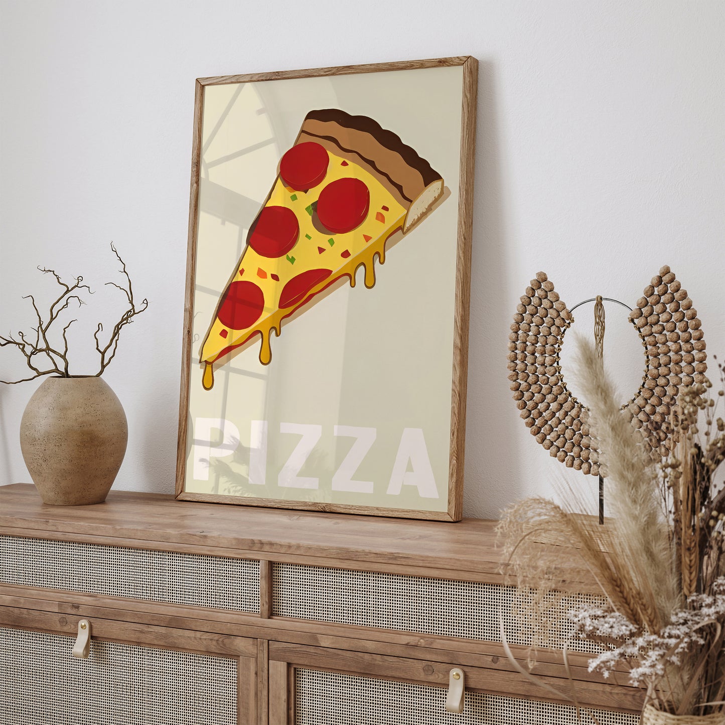 Retro Pizza Poster