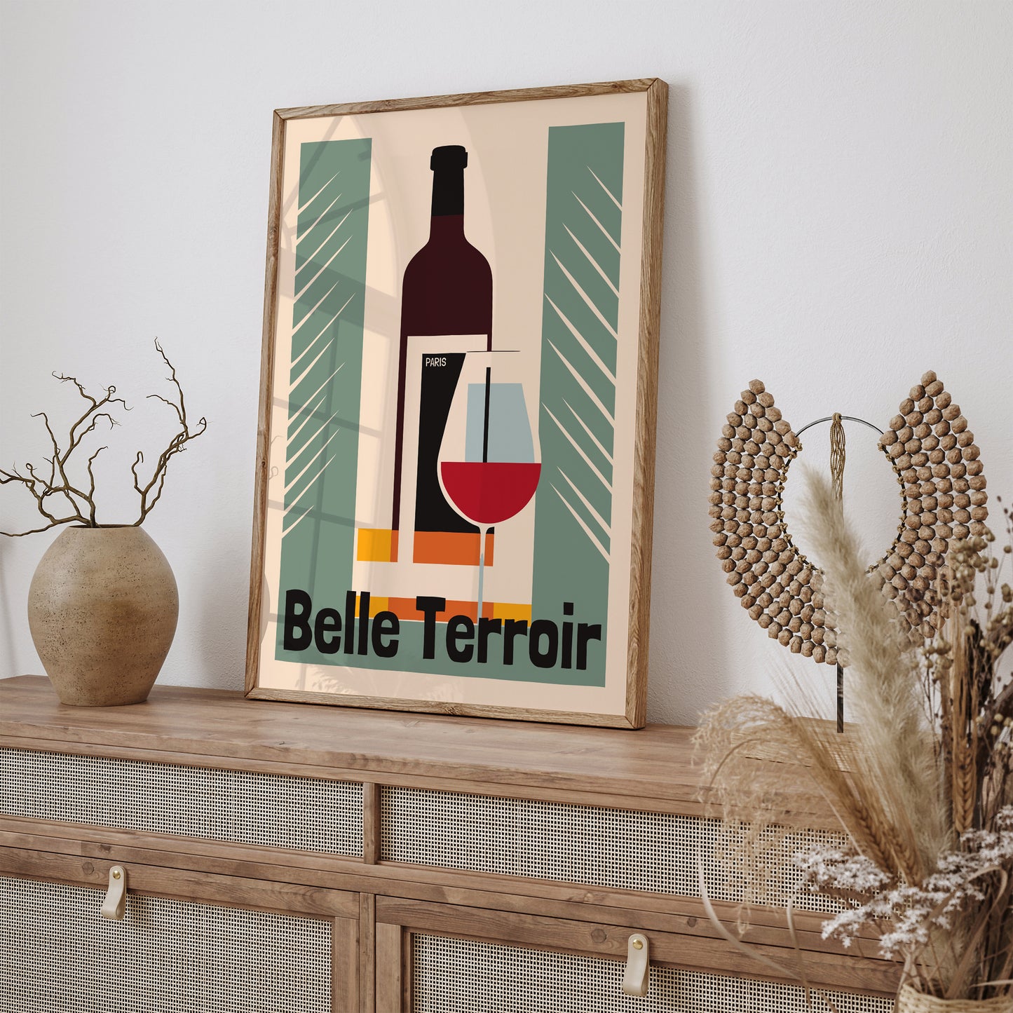 Belle Terroir Paris Wine Poster