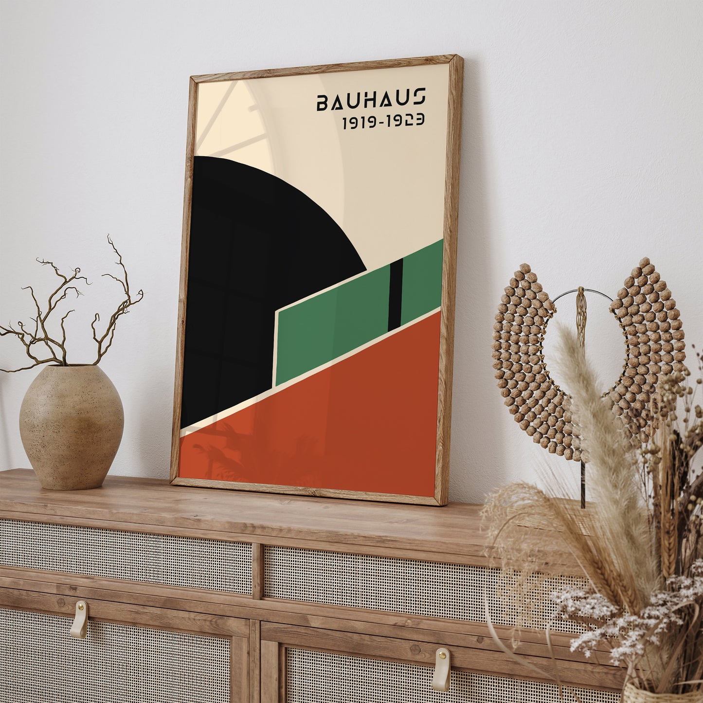 Bauhaus Geometric Minimalist Art Print