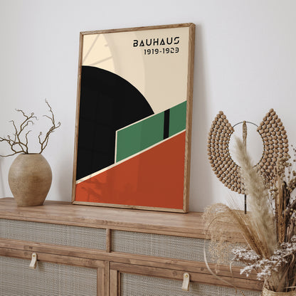 Bauhaus Geometric Minimalist Art Print