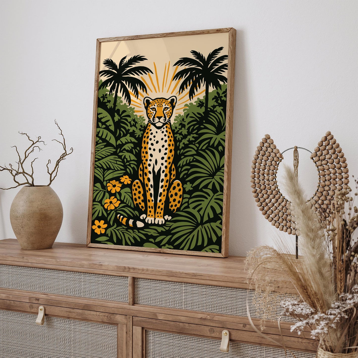 Jungle Cheetah Poster