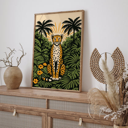 Jungle Cheetah Poster