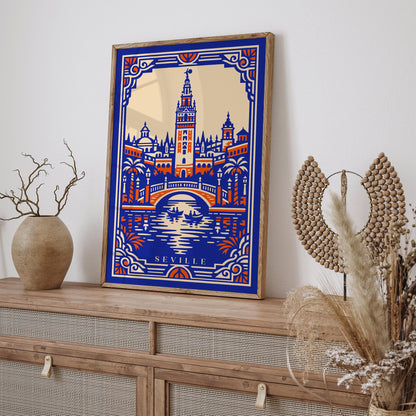Seville Spain Travel Poster