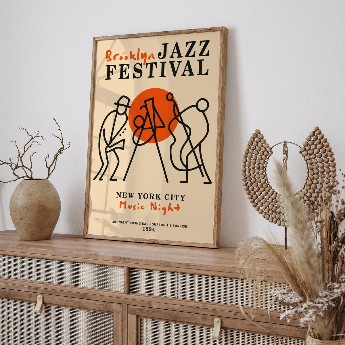 Brooklyn Jazz Festival NYC Art Poster