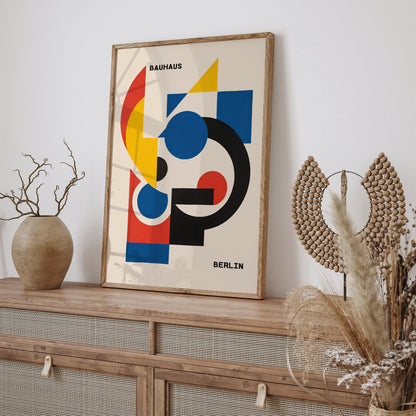 Bauhaus Berlin - Abstract Shapes Poster