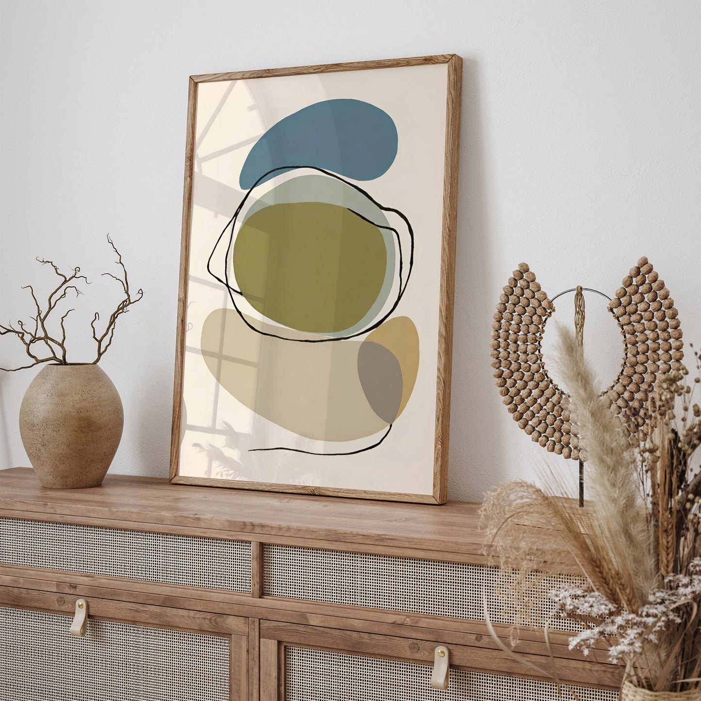 Aesthetic Earth Colors Modern Poster