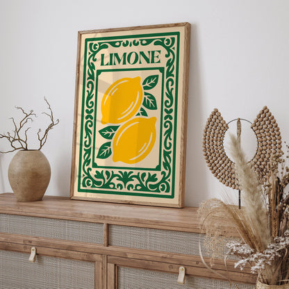 Limone Kitchen Poster 2026