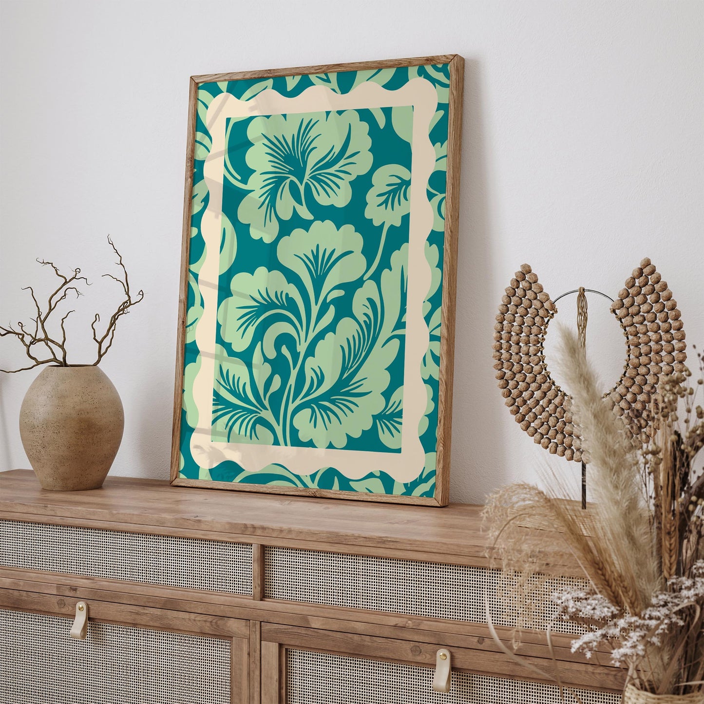 Hawaiian Floral Wall Art Print 2026