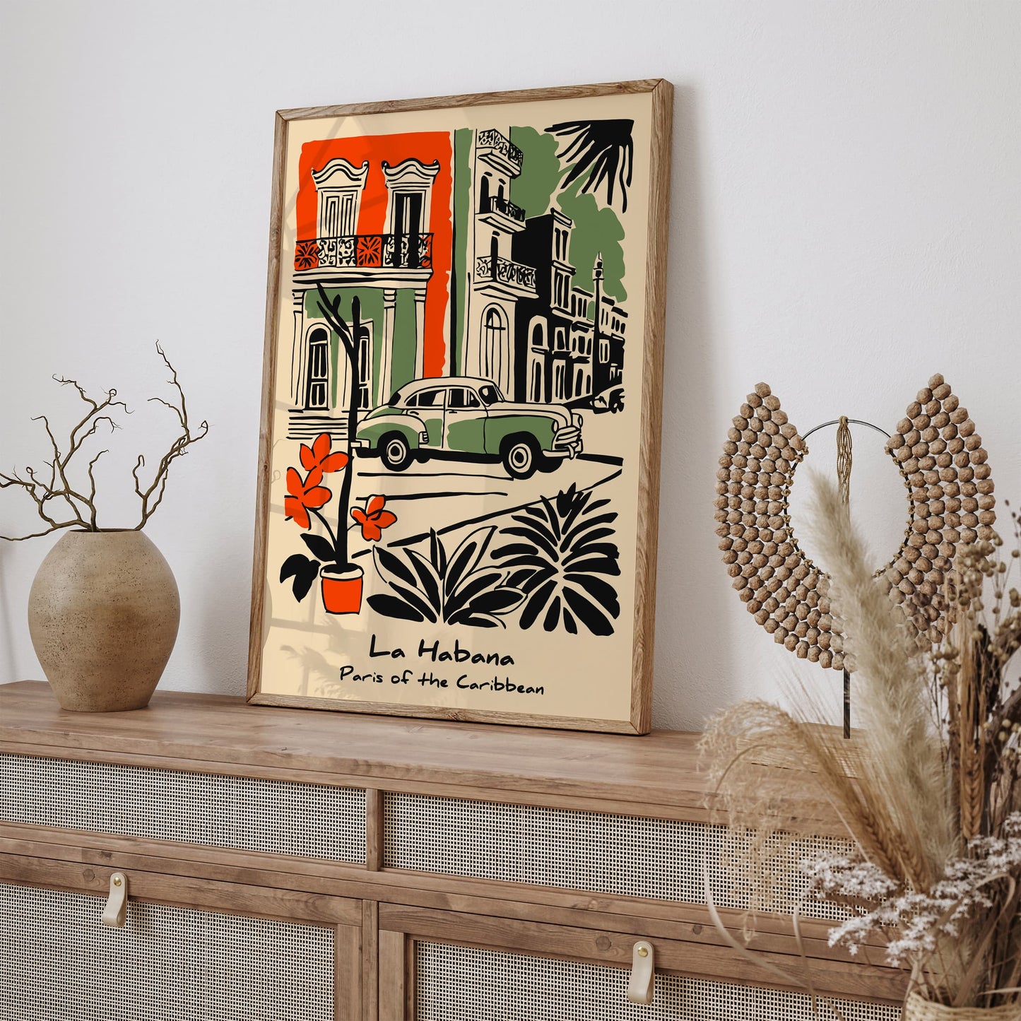 La Habana Cuba Poster - Eclectic Travel Wall Art