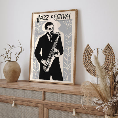 Jazz Festival Music Wall Art