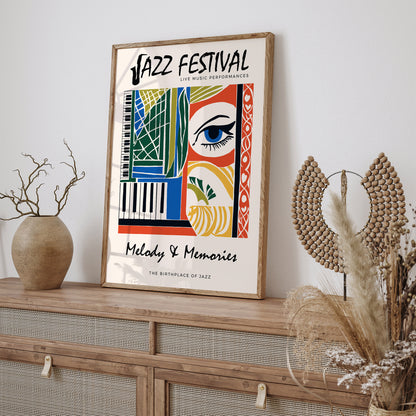 Jazzland New Orleans Music Poster