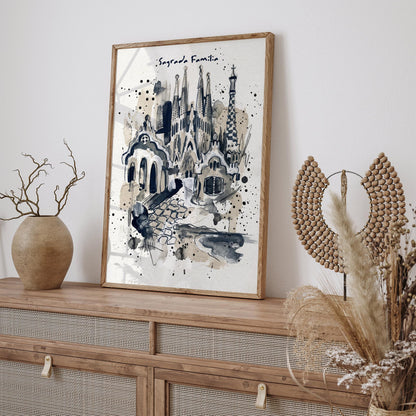 Sagrada Familia Barcelona Poster