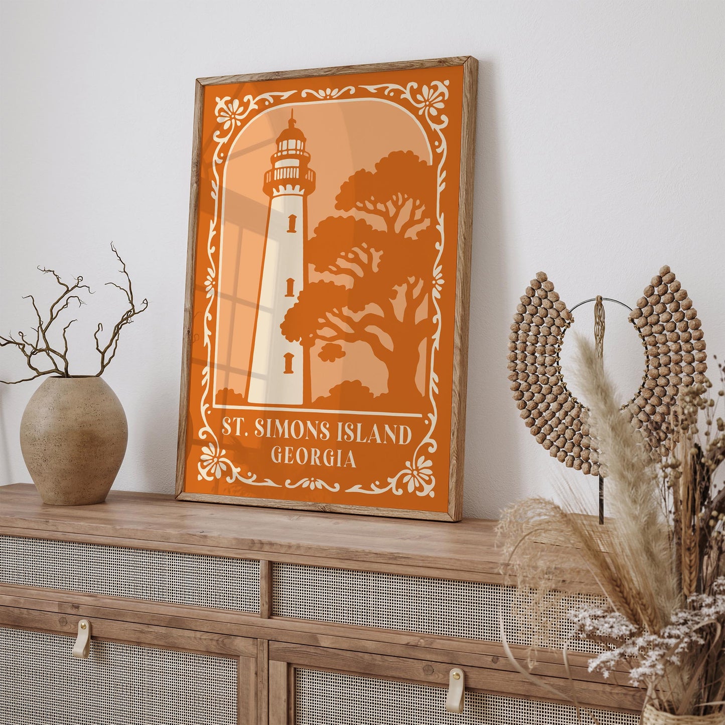 St. Simons Island Georgia Travel Poster