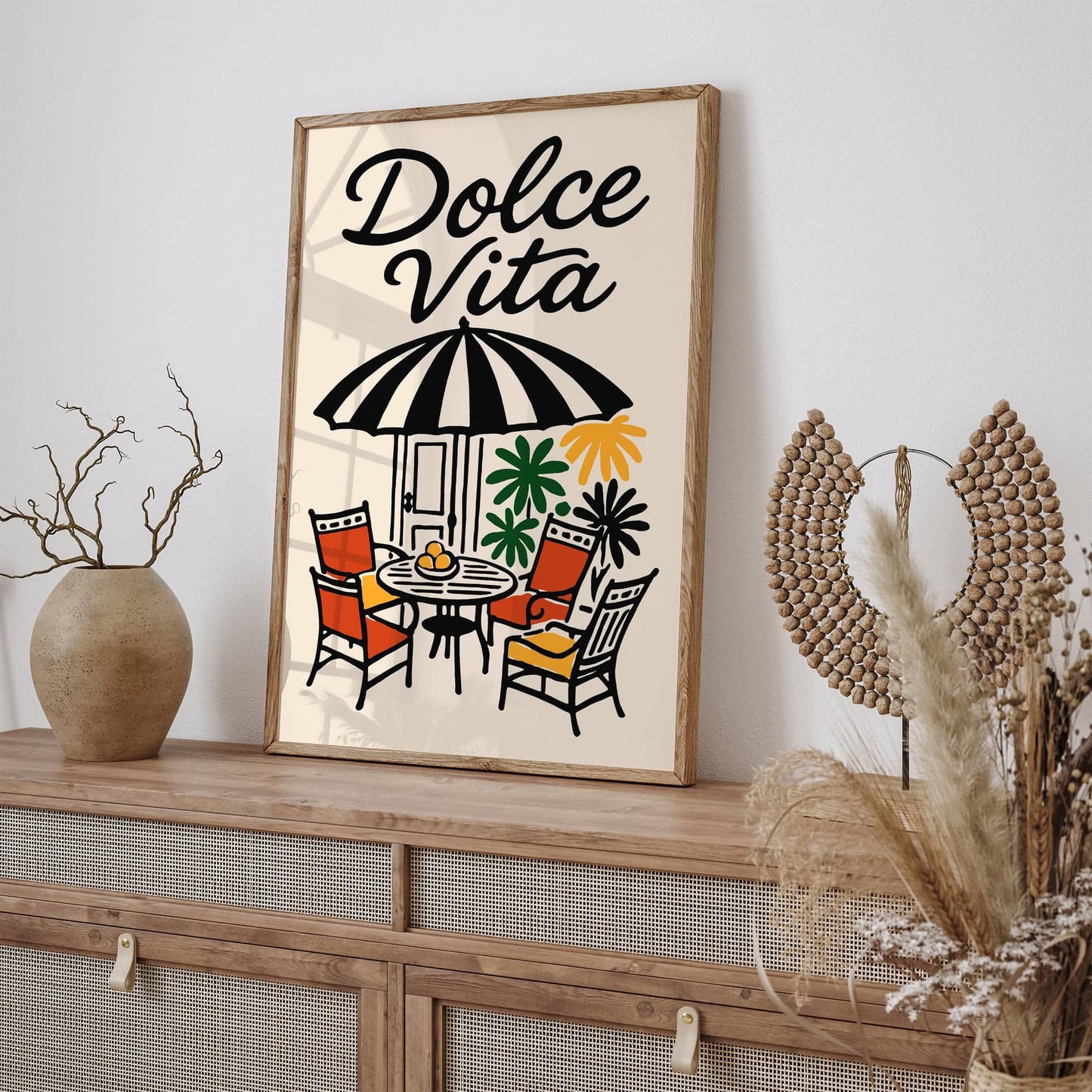 Dolce Vita Poster - Summer Italian Art Print