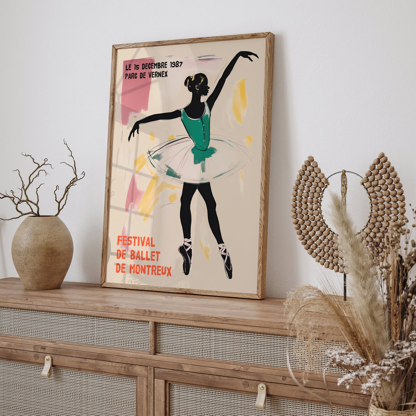 Montreux Vintage Ballet Poster