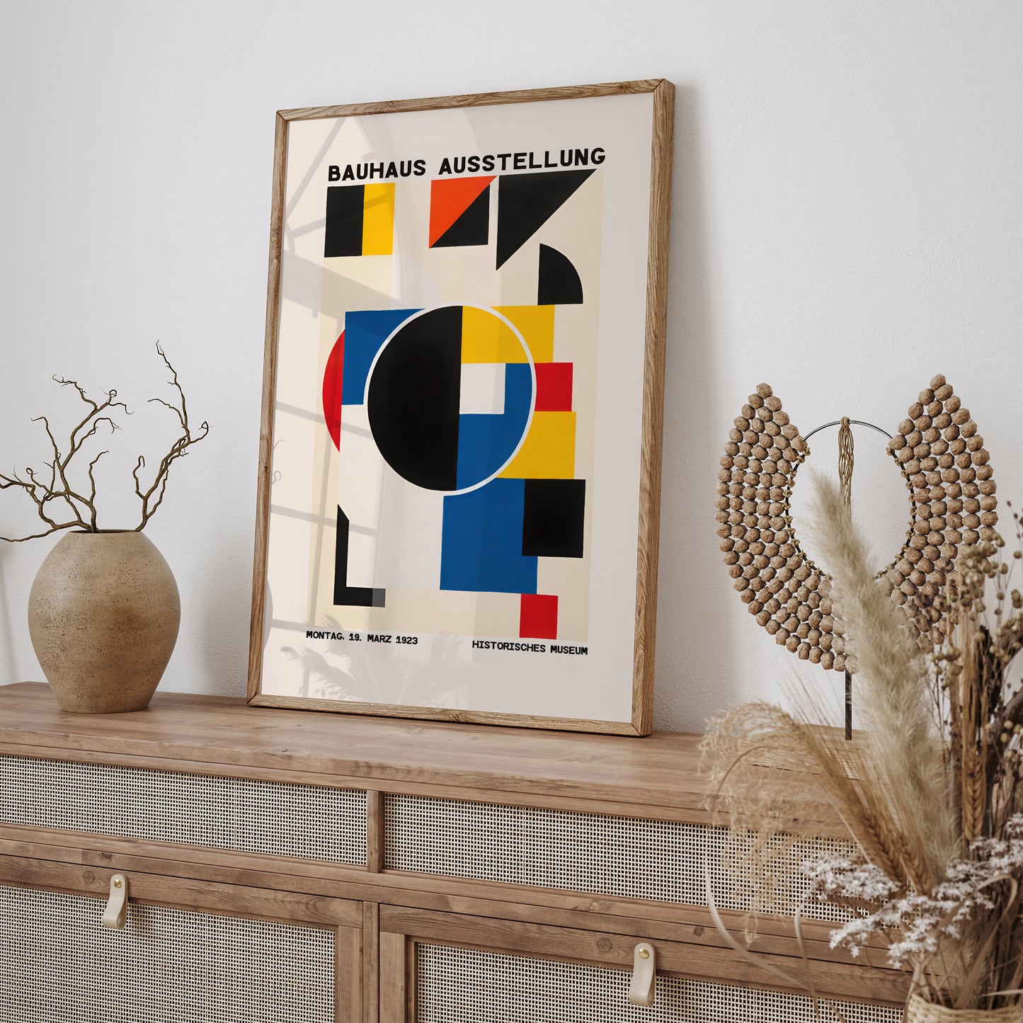 Retro Bauhaus Museum Poster Print