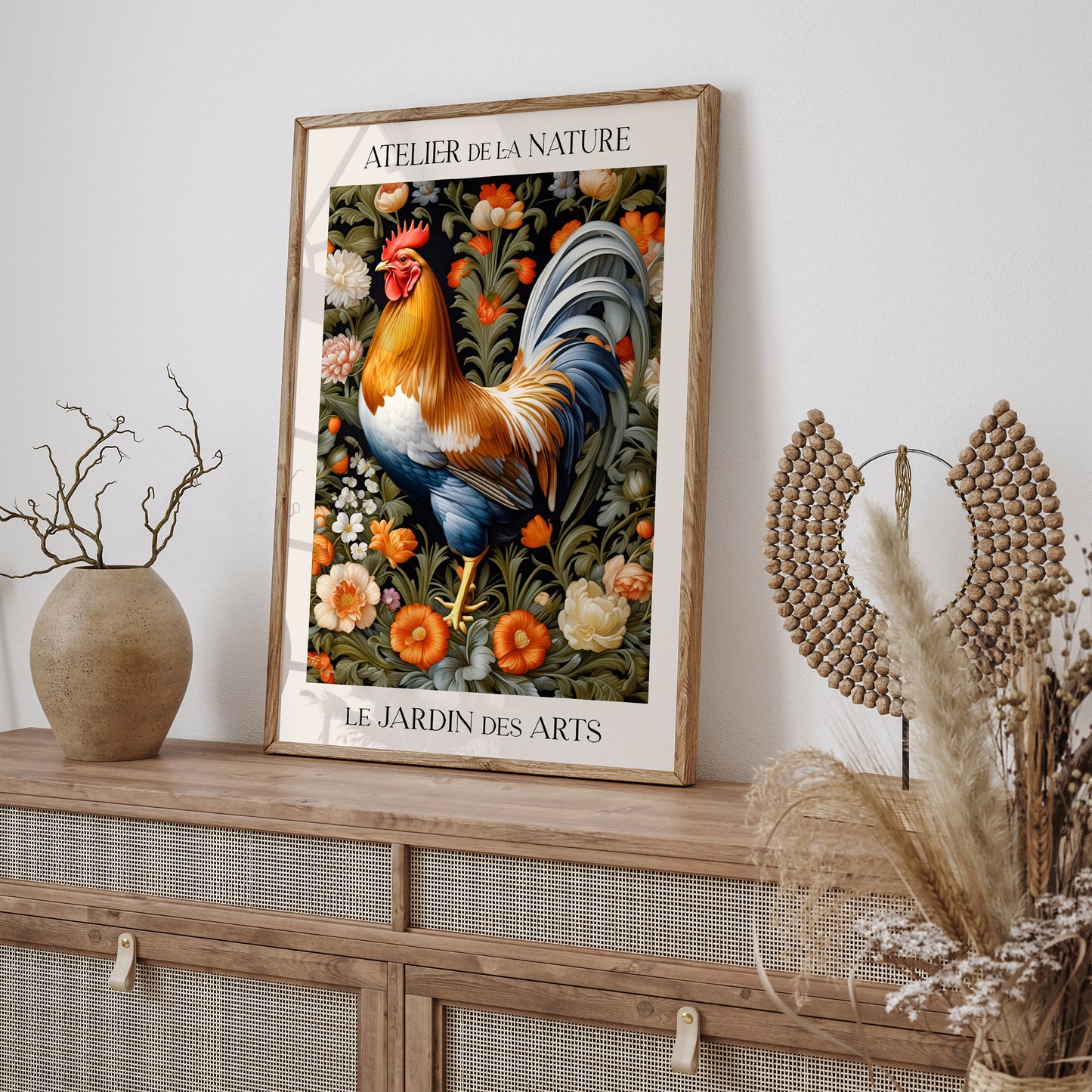 Victorian Rooster Farmhouse Kitchen Wall Decor