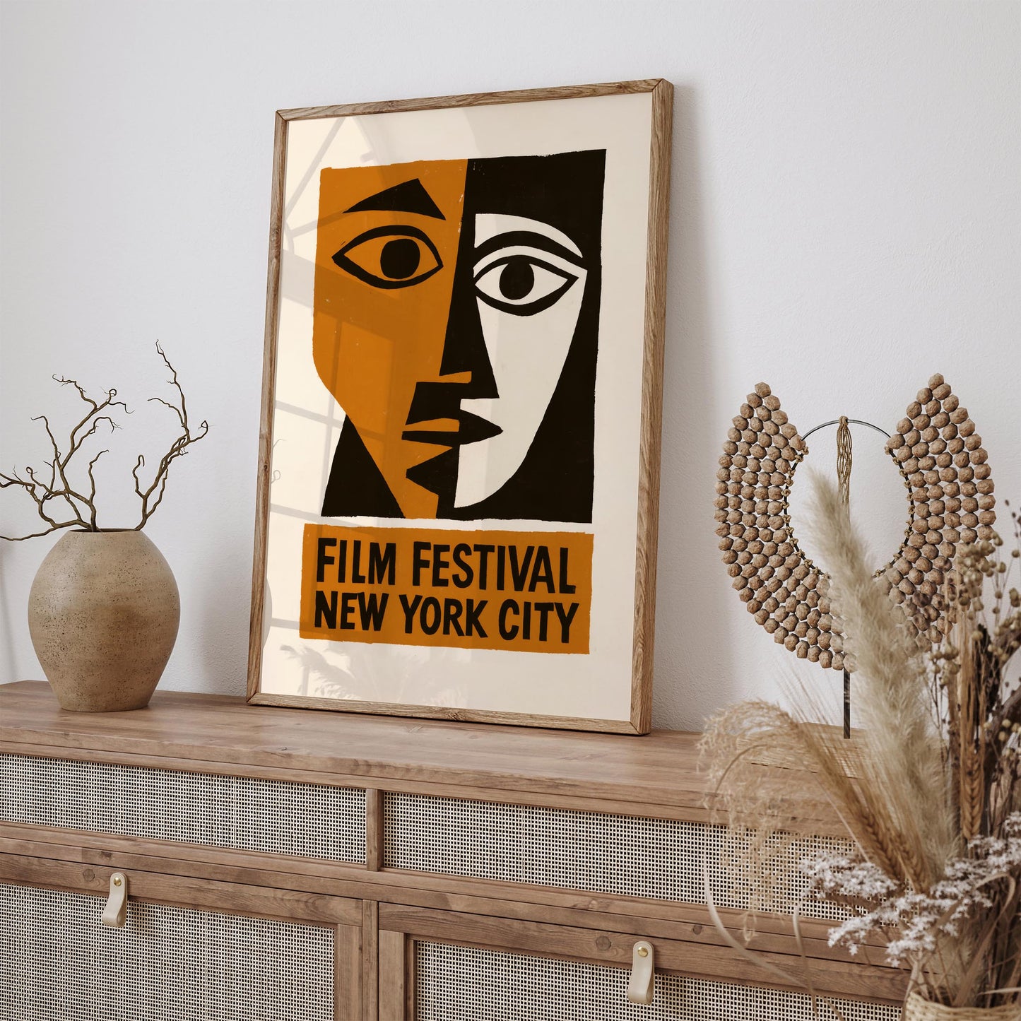 Film Festival New York City Poster - Vintage Style Movie Poster