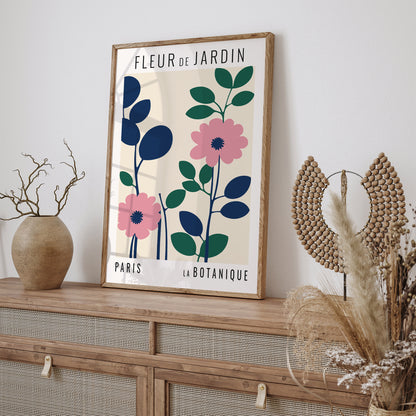 Modern French Market Flower Wall Art