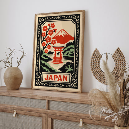Japan Scenic Travel Poster