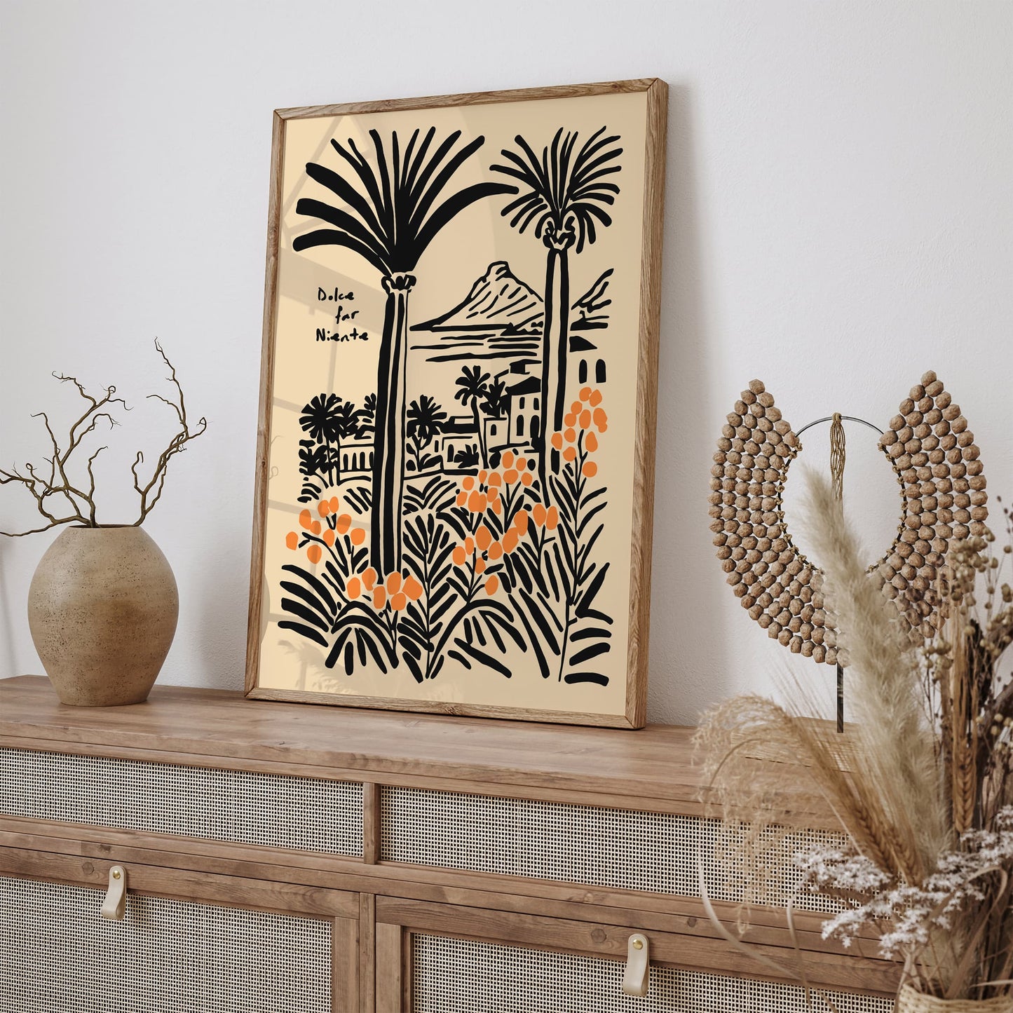 Dolce far Niente Tropical Landscape Poster