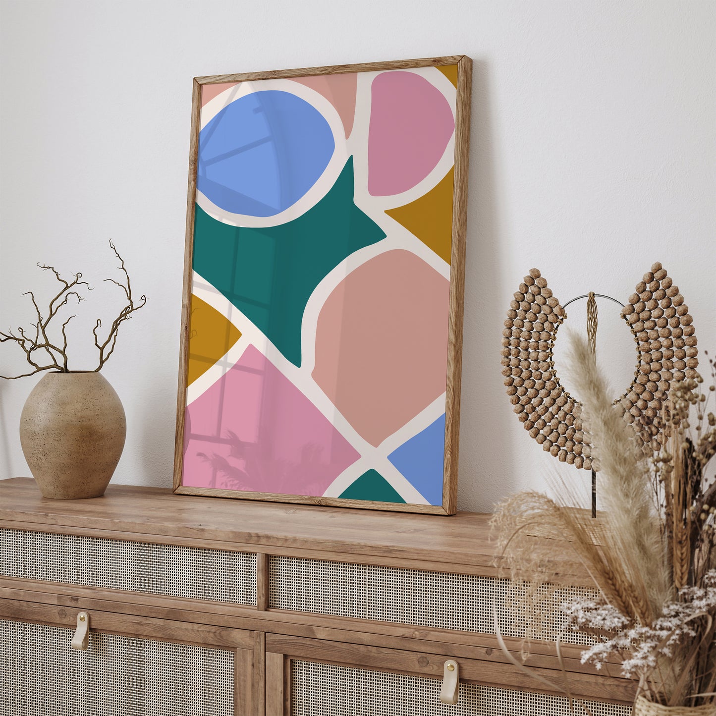 Abstract Colorblocks Poster - Artistic Home Decoration