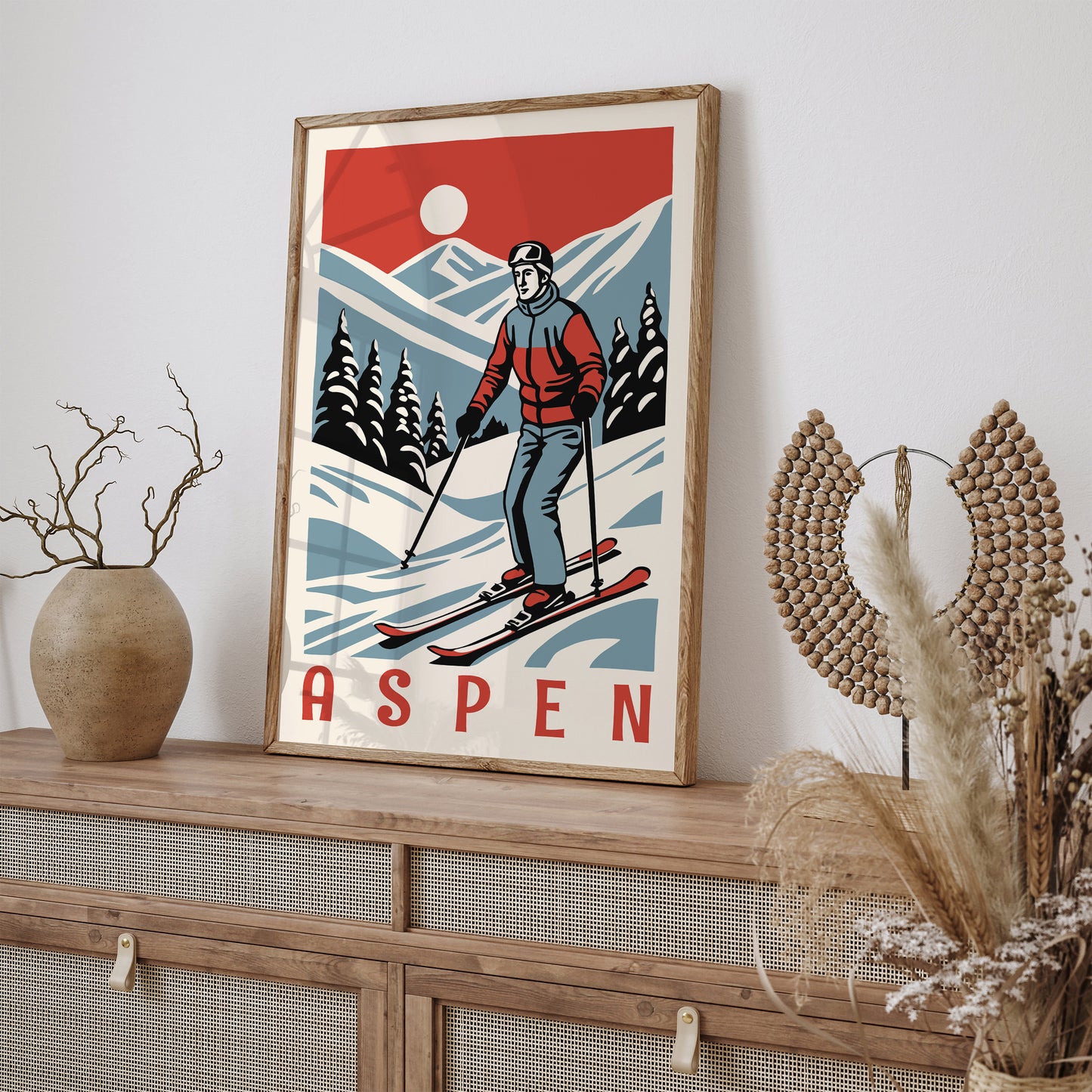 Aspen Colorado Travel Poster