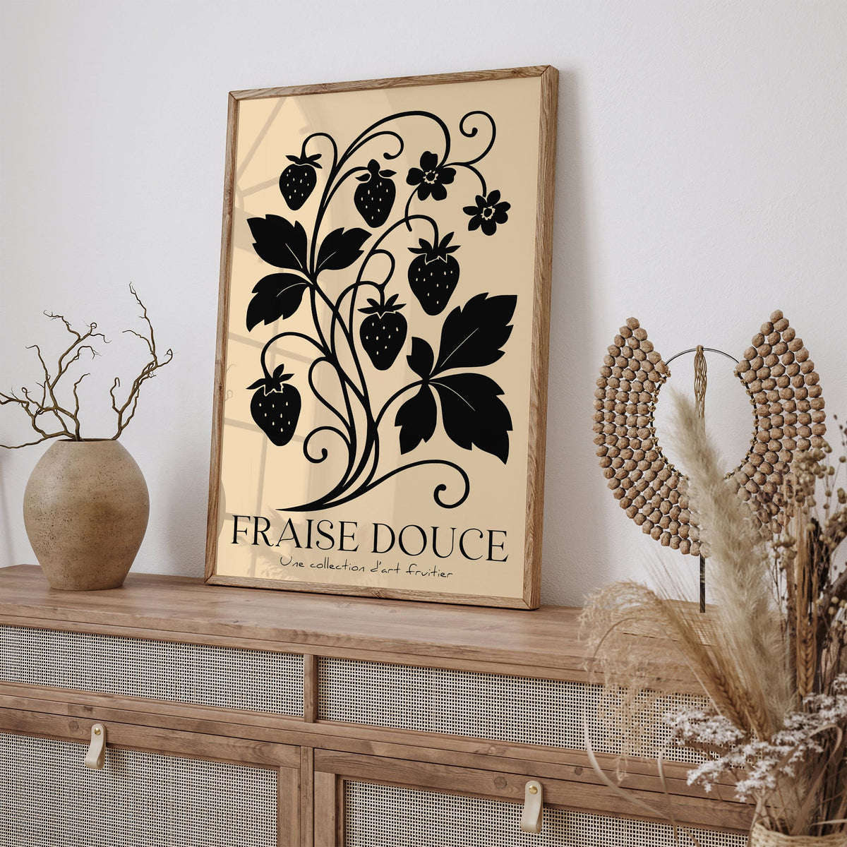French Strawberry Poster