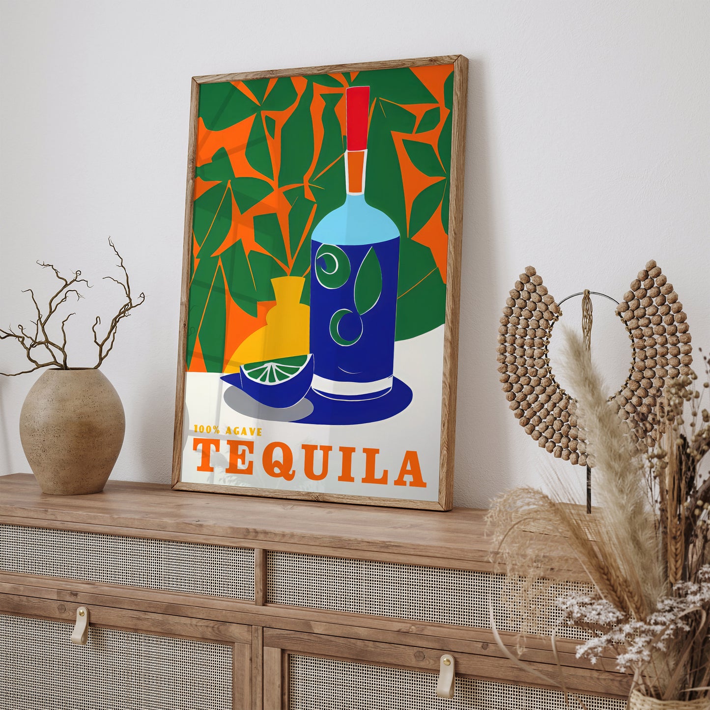 Retro Tequila Advertising Poster