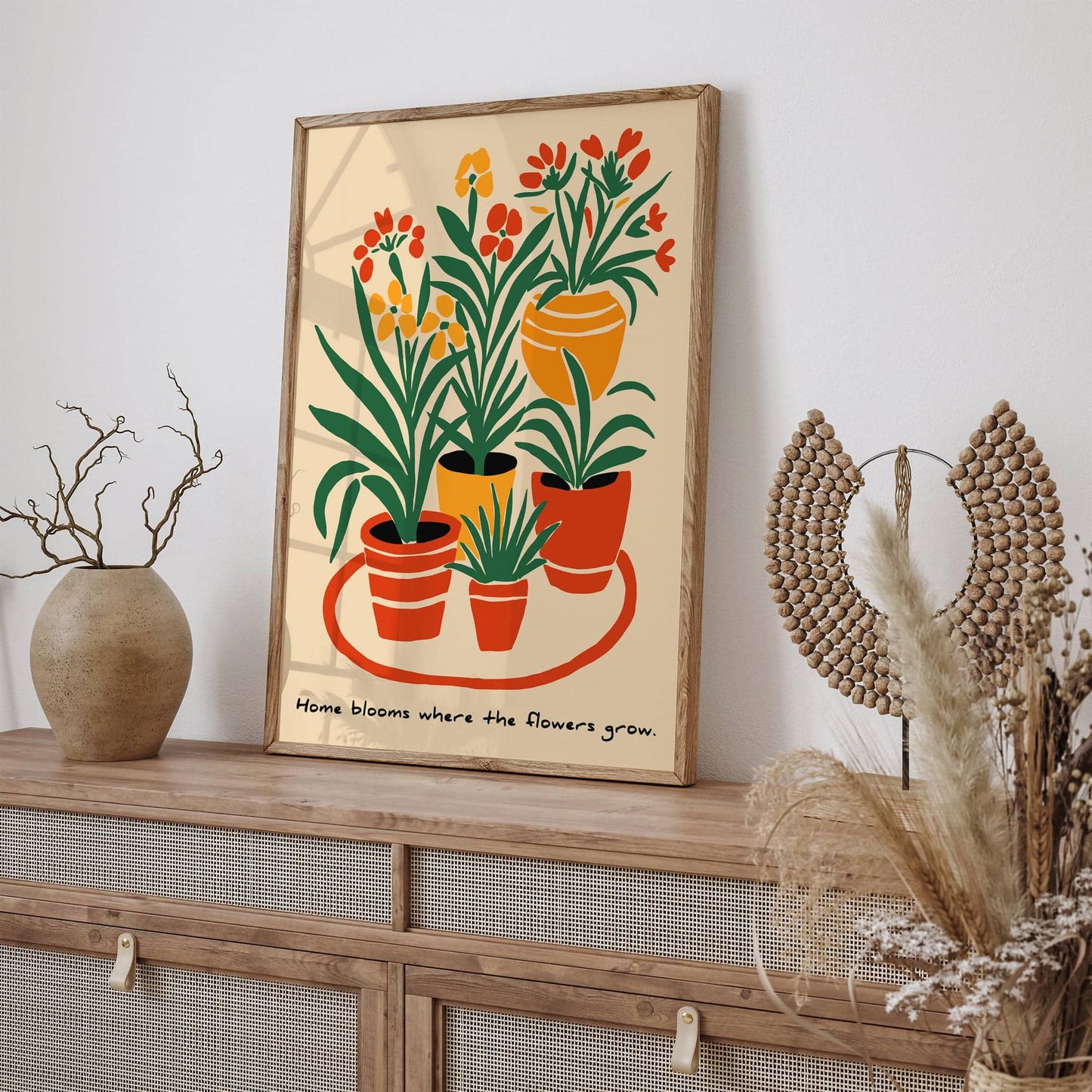 Home Blooms Floral Wall Art