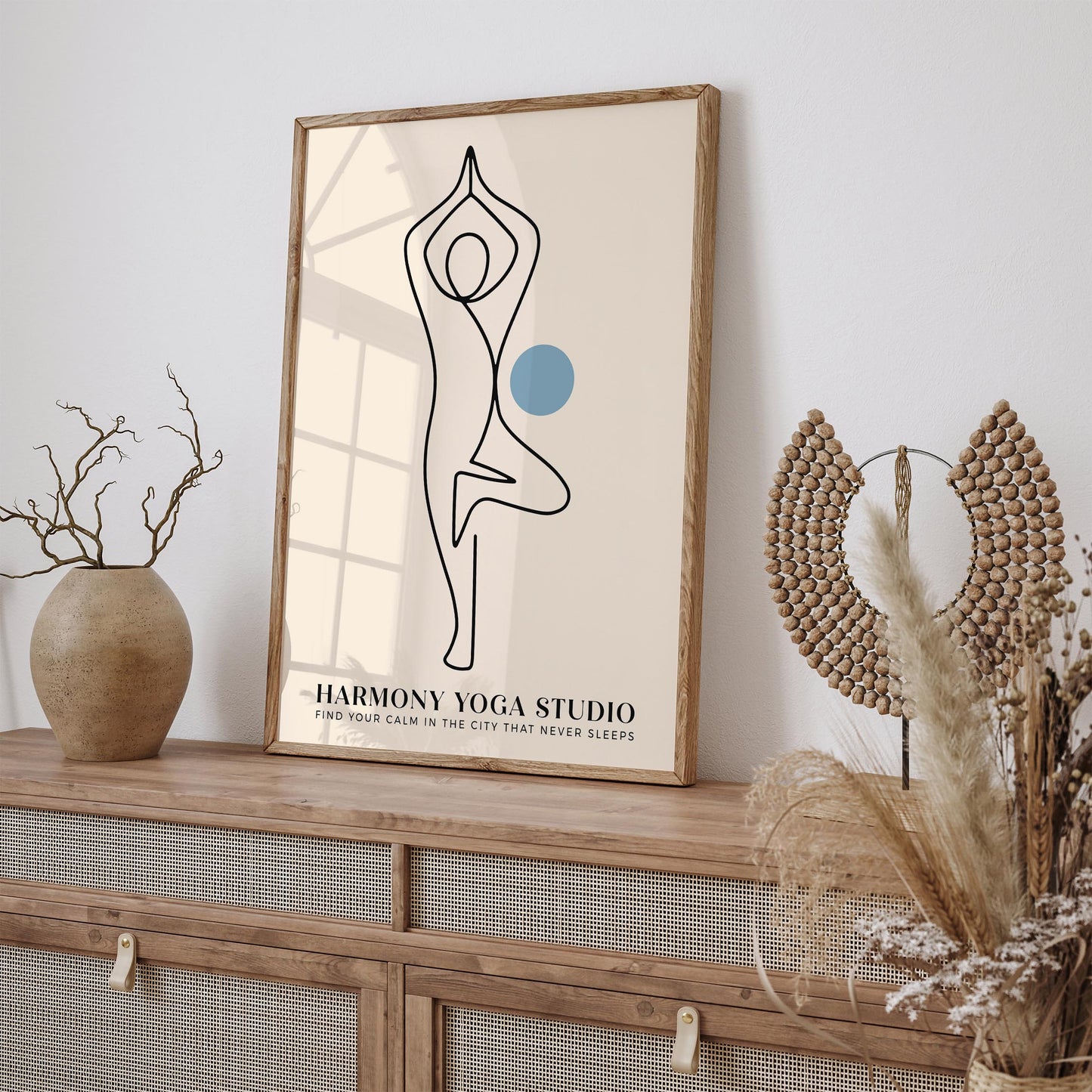 Yoga Wall Art Print – Yoga Lover Gift Idea Decor
