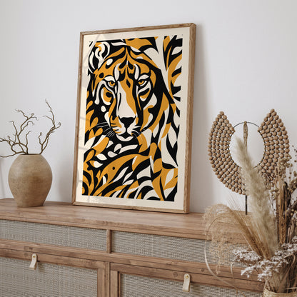 Cute Jungle Cheetah Wall Art