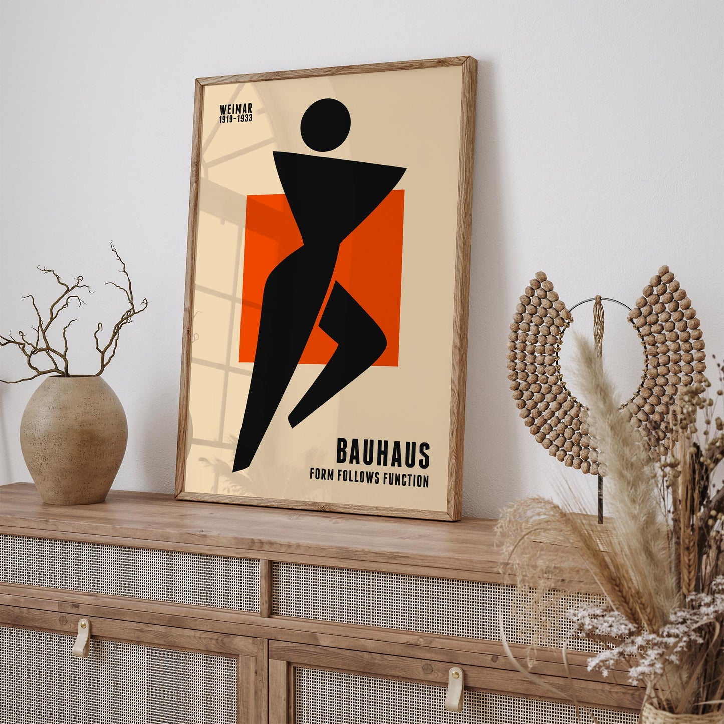 Bauhaus Form Follows Function Poster Print - Vintage Exhibition Poster